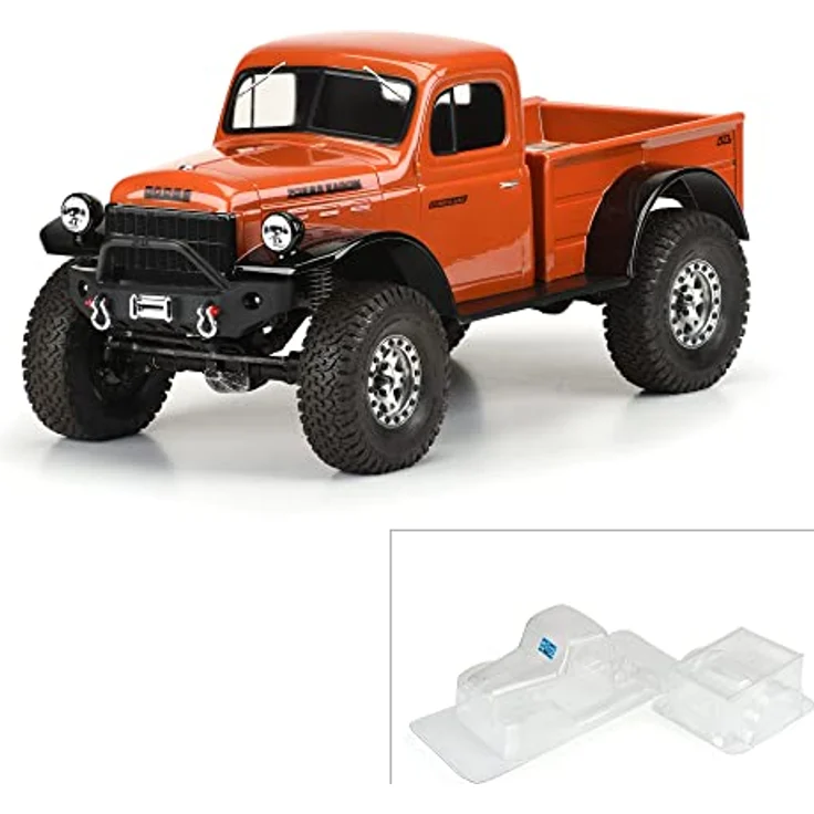 1/10 1946 Dodge Power Wagon Clear Body 12.3" (313mm) WB Crawlers – Bild 1