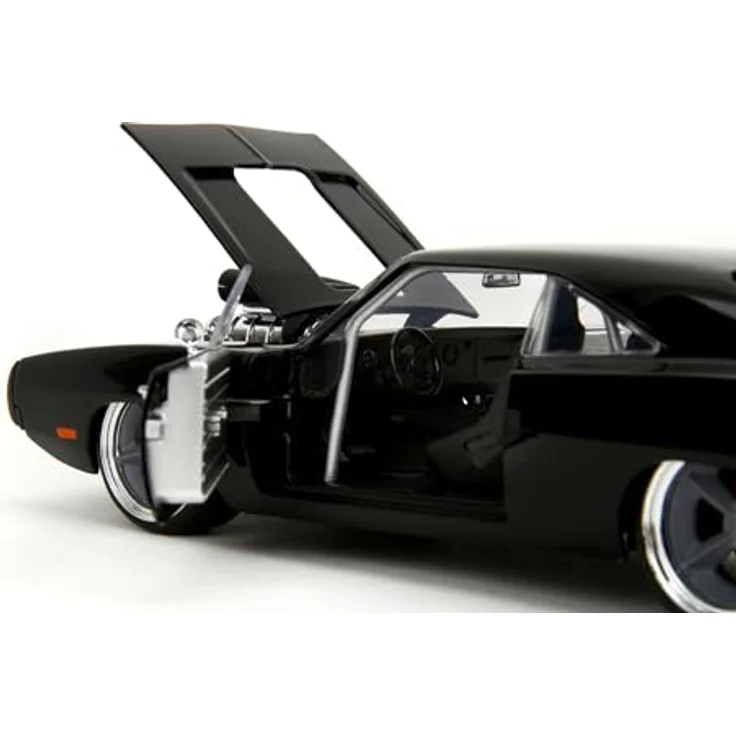 Jada Toys Dodge Charger R/T 1970, Modellauto aus Fast and Furious 10 (schwarz) mit Öffnungsfunktionen, Maßstab 1:24 (20cm) für Fans ab 8 Jahre – Bild 5