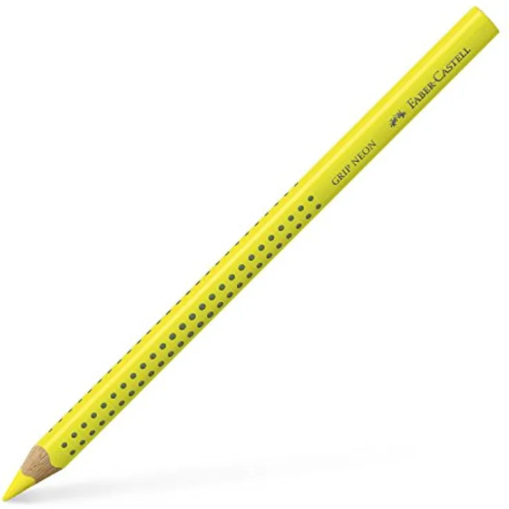 Faber-Castell 114807 - Textmarker Jumbo Grip Neon Textliner, gelb