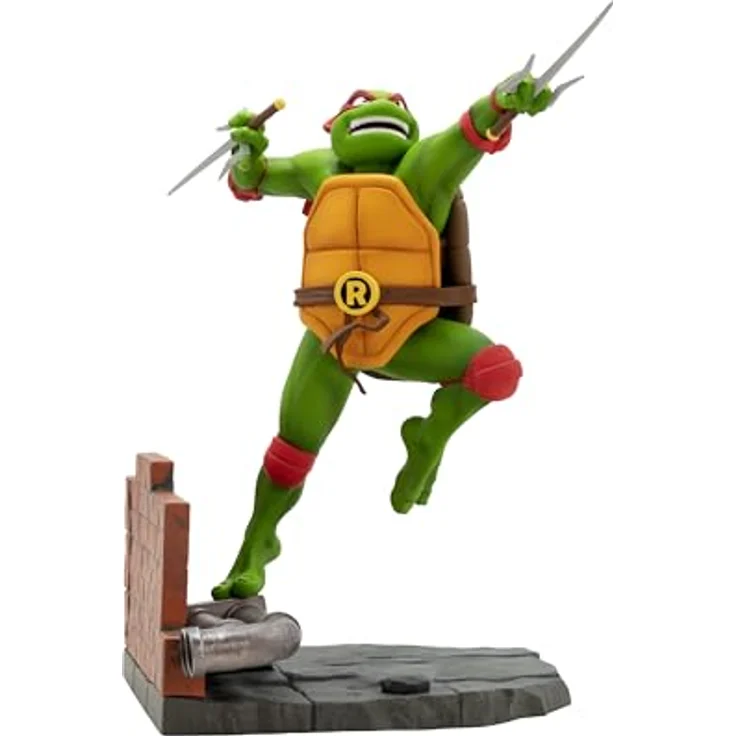 ABYstyle Studio Teenage Mutant Ninja Turtles Raphael, 16 cm hoch, SFC-Sammelfigur, PVC, Cartoon-Figur, Heimdekoration, Geschenk, offizielles Lizenzprodukt – Bild 2