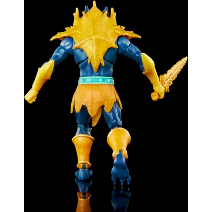Masters of the Universe Mer-Man Actionfigur, 18 cm mit 30 beweglichen Gelenken, Waffen und austauschbaren Köpfen, für Kinder ab 6 Jahren, HLB47 – Bild 2