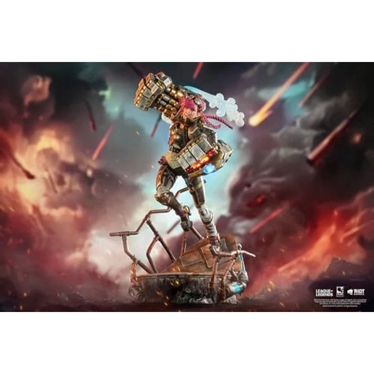 Pure Arts League of Legends Statue 1/6 Vi, 40 cm, detailgetreu mit LED-Lichtfunktion, limitierte Auflage von 2500 Stück – Bild 4