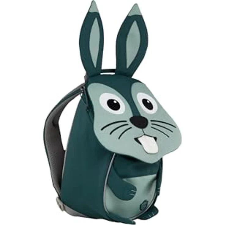 Affenzahn Kleiner Freund Kindergartenrucksack, 26 cm, blauer Rucksack mit Brustgurt und Reißverschluss – Bild 3