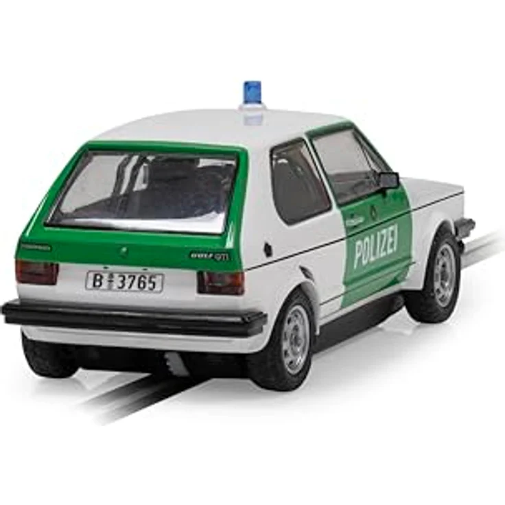 Scalextric Volkswagen Golf MK1 - Polizei, Maßstab 1:32, detailgetreues Modell für Rennbahn-Enthusiasten und Sammler – Bild 3