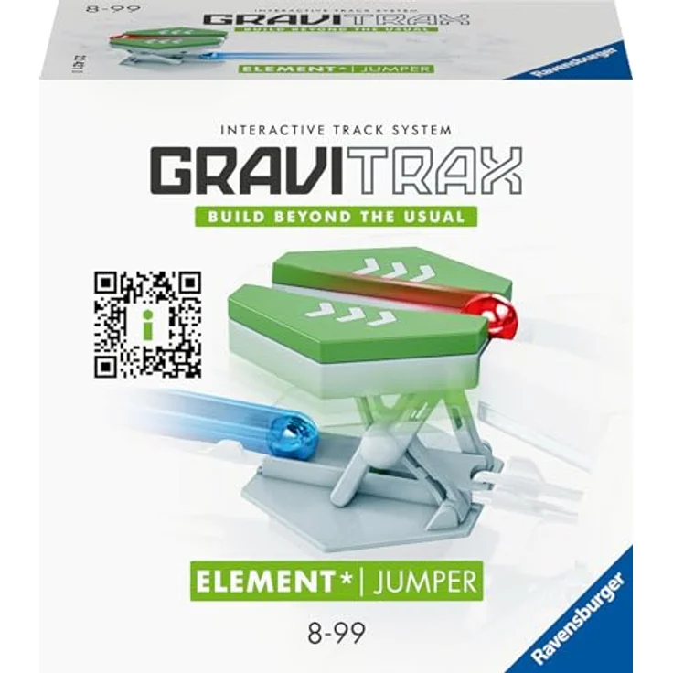 Ravensburger GraviTrax Element Jumper - Zubehör für das Kugelbahnsystem. Kombinierbar mit allen GraviTrax Produktlinien, Starter-Sets, Extensions und Elements, Konstruktionsspielzeug ab 8 Jahren – Bild 2