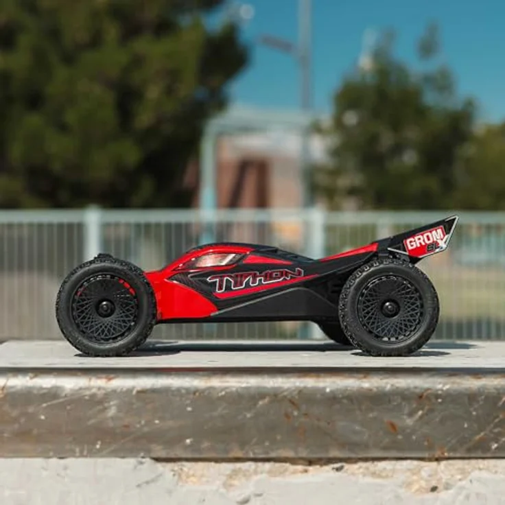 ARRMA Typhon GROM 4X4 223S BLX Brushless Small Scale Buggy RTR with DSC, Battery & Charger – Red – Bild 3