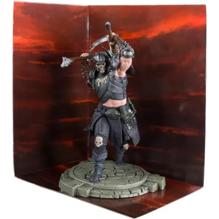 McFarlane Toys Actionfigur Diablo 4, 18 cm, Mit Zubehör, Sammelkarte und Base, detailreich und beweglich – Bild 10