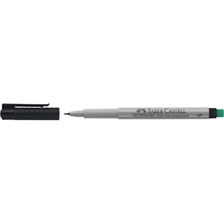 Faber-Castell MULTIMARK Folienstift schwarz, 0,4 mm non-permanent, ideal für Folien und glatte Flächen – Bild 2