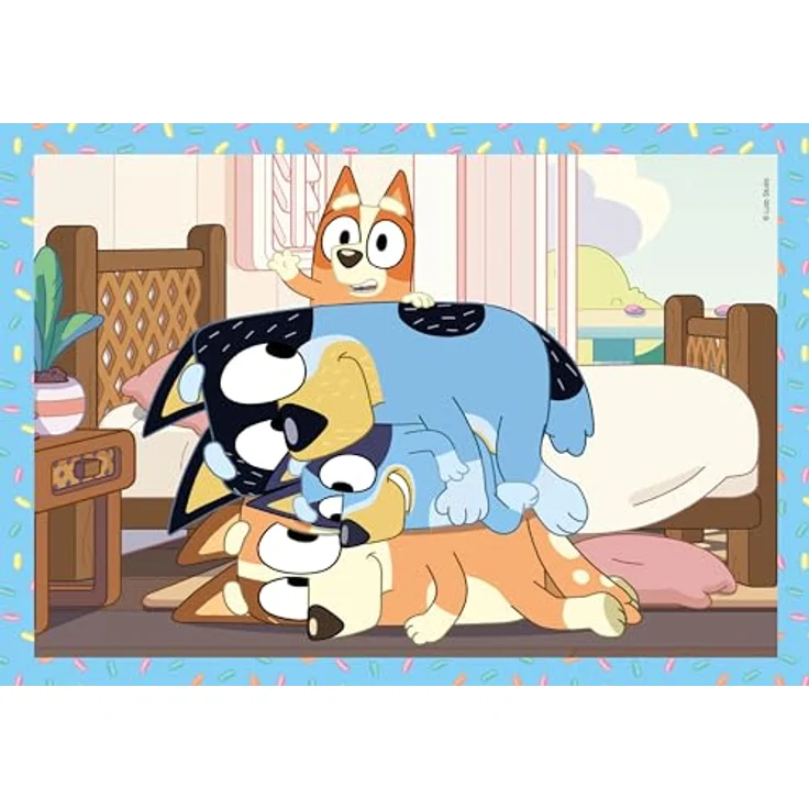 Clementoni Bluey Puzzle 4 in 1, Kinderpuzzle für ab 3 Jahre, 12-24 Teile, Multicolor, Hergestellt in Italien – Bild 5