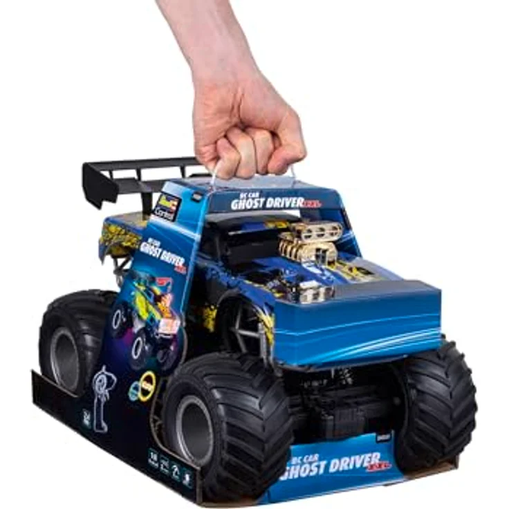 Revell Control RC Car GhostDriver XXL, ferngesteuertes Auto mit beleuchtetem Body und benutzerfreundlichem Handling – Bild 2