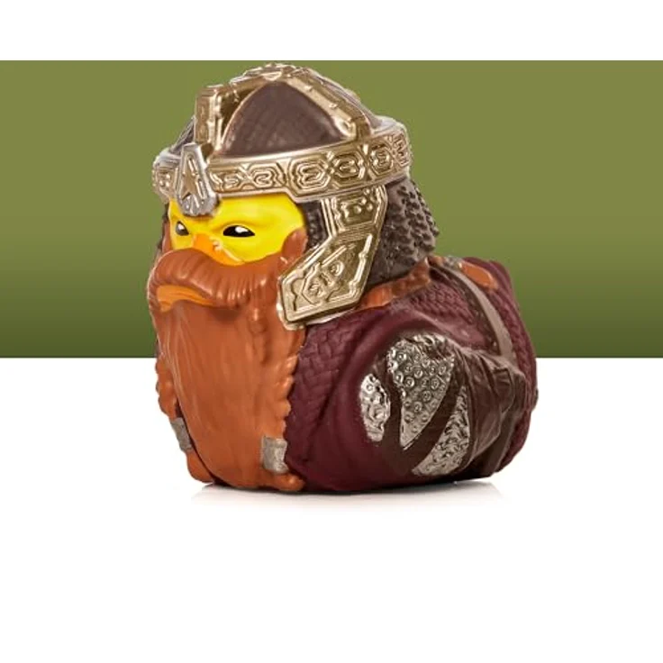 TUBBZ Kleine Gimli Sammelbare Vinyl-Gummientenfigur - Offizielles Herr der Ringe Merchandise - 5 cm groß, ideal für begrenzten Platzbedarf – Bild 3