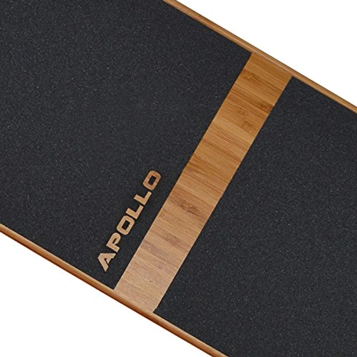 Apollo Longboard Tuvalu, Freeride Cruiser Board, Twin-Tip Drop-Through, Holzdeck aus Bambus – Bild 5