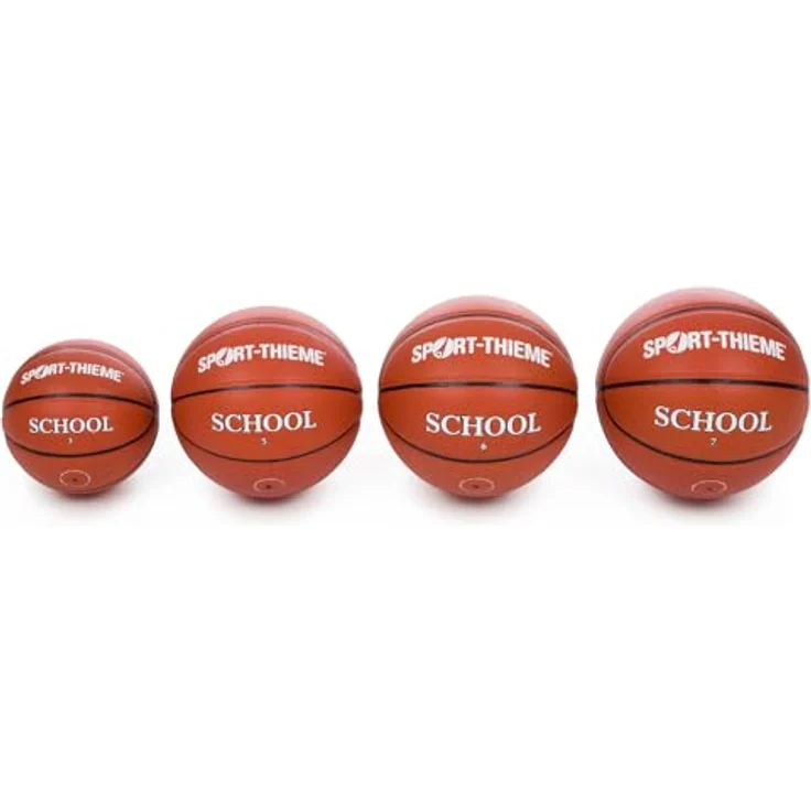 Sport-Thieme Basketball School Größe 7, Unisex Trainingsball in Orange mit Butyl-Blase und hoher Griffigkeit – Bild 6
