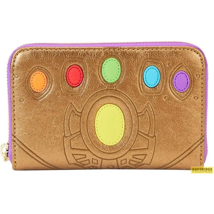 Loungefly, Portemonnaie, Marvel by Porte-monnaie Shine Thanos Gauntlet, Mehrfarbig