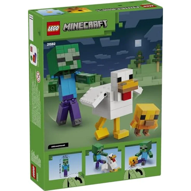 LEGO Minecraft 21582 Hühnerreiter, Bauset mit 344 Teilen, bewegliches Huhn, Baby-Zombie und Baby-Huhn, für Kinder ab 9 Jahren – Bild 11