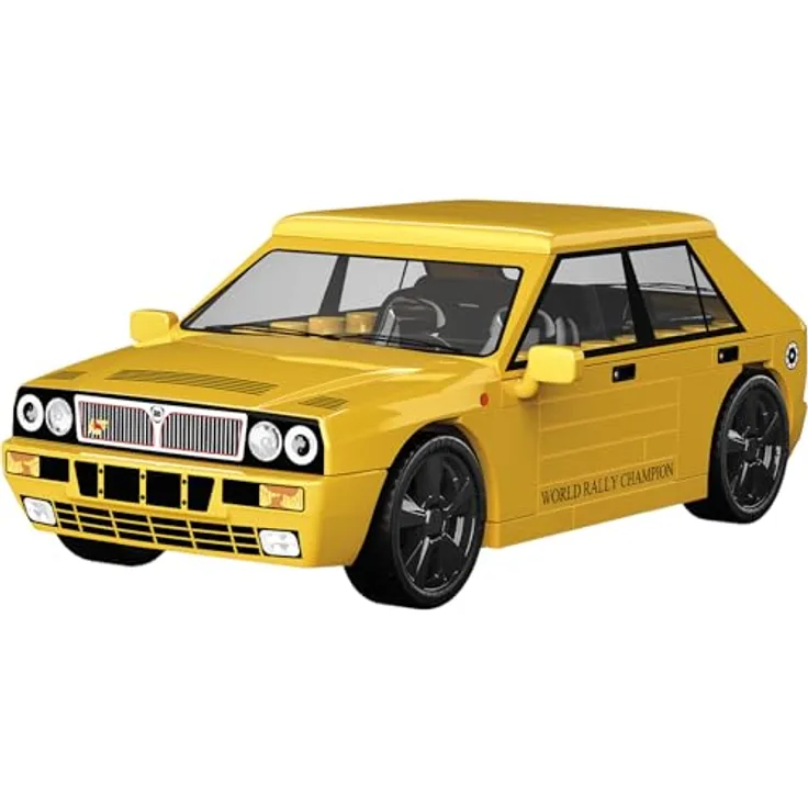 COBI 1991 Lancia Delta HF Integrale EVO, Modellfahrzeug aus Bausteinen, gelb