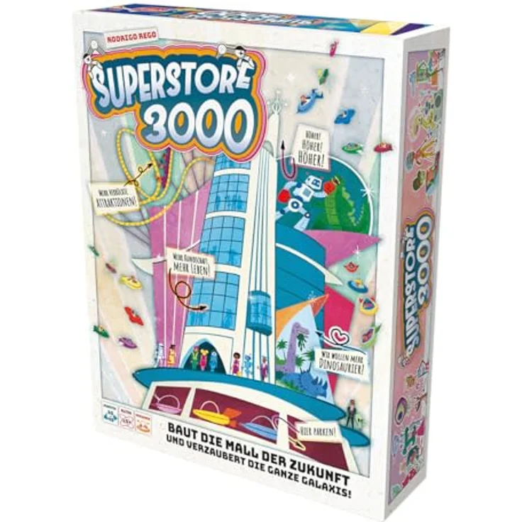 Space Cowboys Superstore 3000, Brettspiel für 2-4 Spieler, ab 10 Jahren, 30-45 Minuten Spielzeit, Deutsch – Bild 3