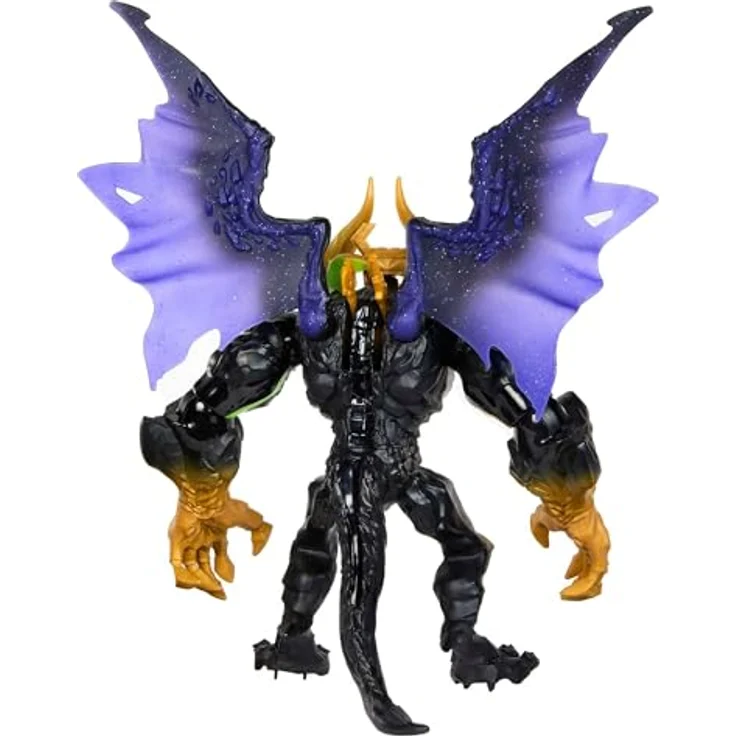 He-Man and the Masters of the Universe Actionfigur Cosmic Terror Skeletor, sehr bewegliche Bösewichtfigur mit speziellem Design, Flügeln, Schwanz, Klauen. - HLF72 – Bild 9