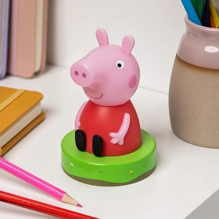 Paladone Peppa Pig Icon Light, 11 cm Nachtlicht in Blau, batteriebetrieben (2x AAA, nicht enthalten) – Bild 3