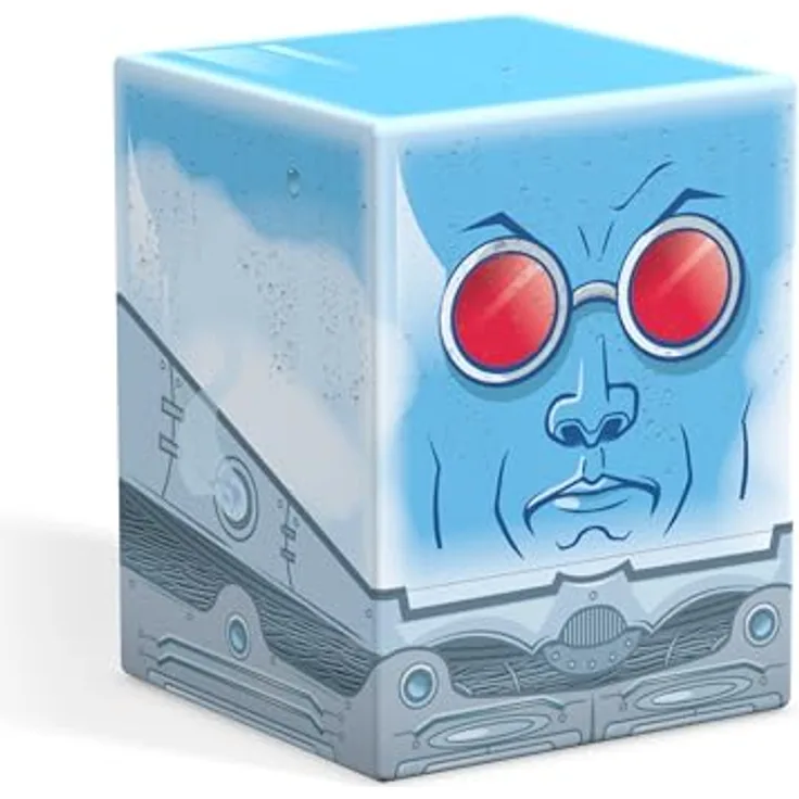 Squaroes Squaroe Batman: Gotham City GC010 - Mr. Freeze, Sammelbox für 100 Spielkarten, hergestellt aus 78% erneuerbaren Rohstoffen