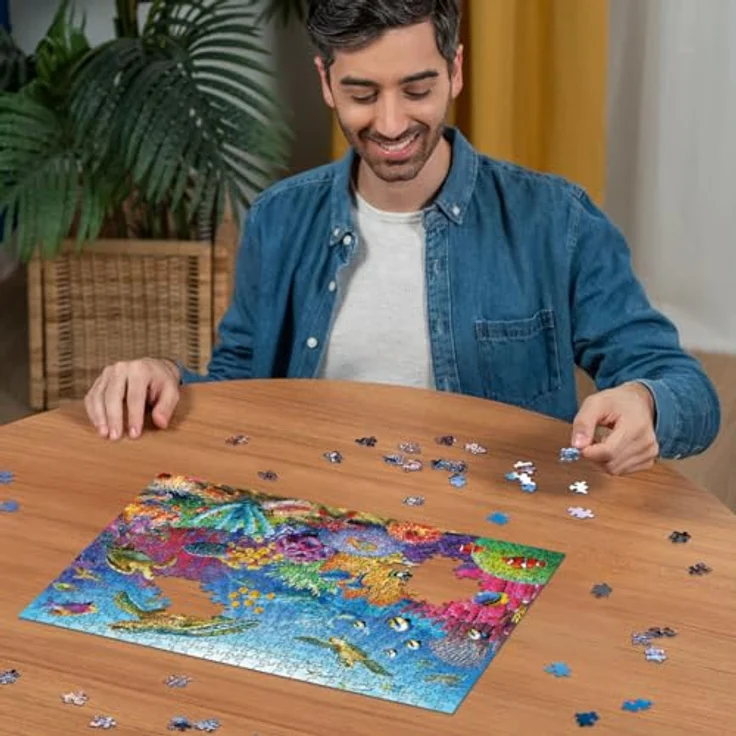 Ravensburger Puzzle 12000197, Tauchspaß Unterwasser, 500 Teile im Format 49,30 cm x 36,20 cm, ab 12 Jahren geeignet – Bild 4