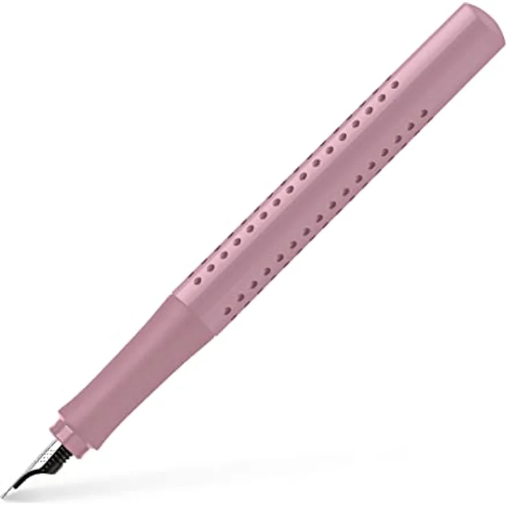 Faber-Castell Füllfederhalter Geschenkset Grip Harmony Füller M und Kuli rose shadows im Metalletui – Bild 4
