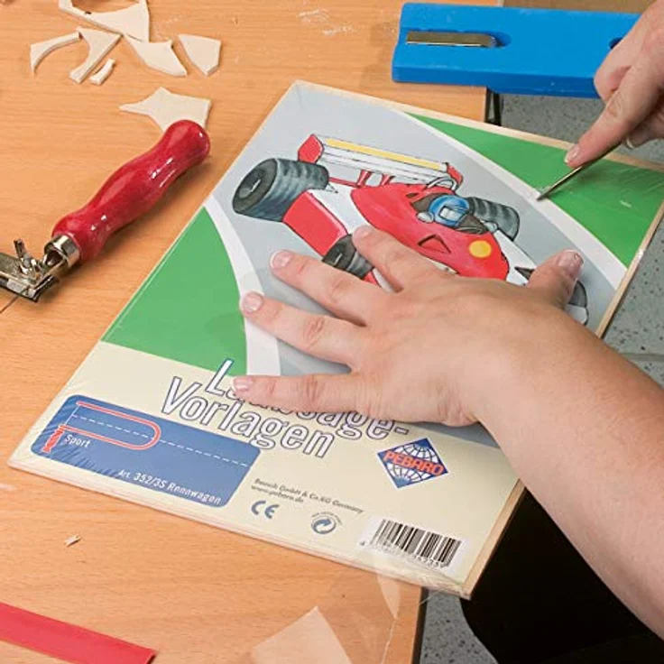 Pebaro Kreativset Laubsägevorlage "Prinzessinenflug", 2 Platten DIN A4 für kreative Bastelprojekte – Bild 3