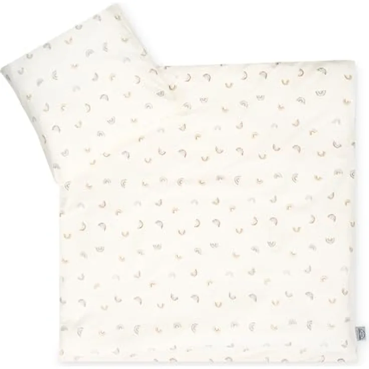 Julius Zöllner Bettwäsche Jersey Little Bow, 2-teiliges Set, Schadstoffgeprüft, Gr. 80x80 cm und 35x40 cm, hautfreundlich und atmungsaktiv