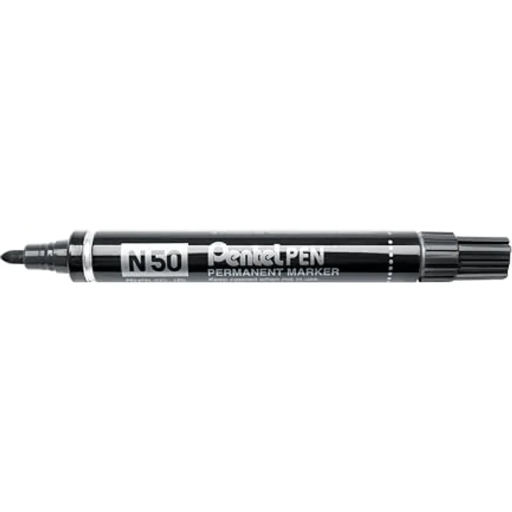 PENTEL Permanentmarker, Wisch- und wasserfest, Rundspitze, Strichstärke 4,3 mm – Bild 2