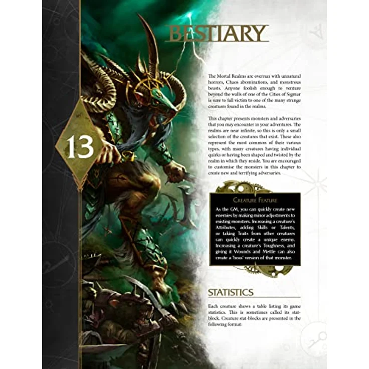 Cubicle 7 Warhammer Age of Sigmar Soulbound RPG, mehrfarbiges Brettspiel – Bild 4