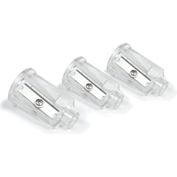 Rapesco Spitzer 1485 PS12-USB, Ersatzklingen-Set mit 3 Klingen (2 x 6-8mm & 1 x 9-12mm), Kohlenstoffstahl – Bild 1