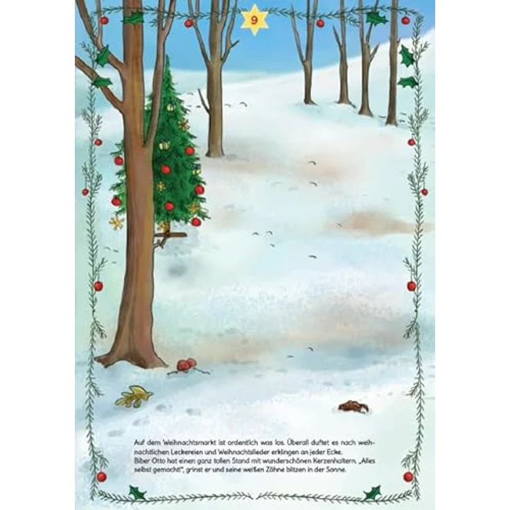Sonstige Verlage Mein Sticker-Adventskalender, für Kinder ab 3 Jahren, über 300 Sticker und 24 Weihnachtsszenen – Bild 15