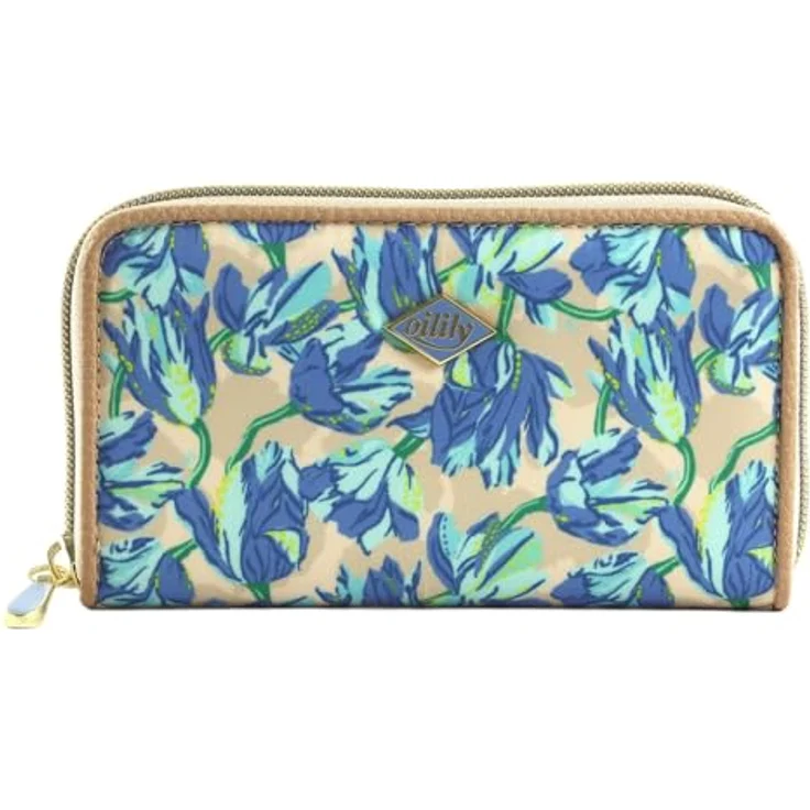 Oilily Zana Geldbörse, Kinderportemonnaie aus 100% Polyester, 16 cm x 9.5 cm x 2.5 cm, blau – Bild 3