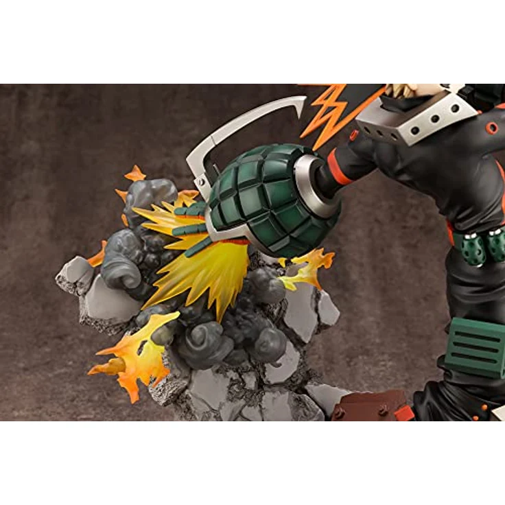 Kotobukiya My Hero Academia ARTFXJ Katsuki Bakugo Ver. 2 Bonus Edition Figur, 26 cm, PVC Statue mit Austausch-Kopf, mehrfarbig – Bild 6