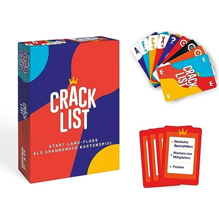 CRACK LIST Familienspiel Kartenspiel 2-8 Spieler ab 10 Jahre 30+ Minuten Spieleabende Deutsch – Bild 5
