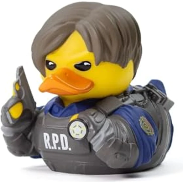 TUBBZ Box-Ausgabe Leon S. Kennedy Sammler-Vinyl-Gummiente Figur - Resident Evil Merchandise - 9 cm groß – Bild 1