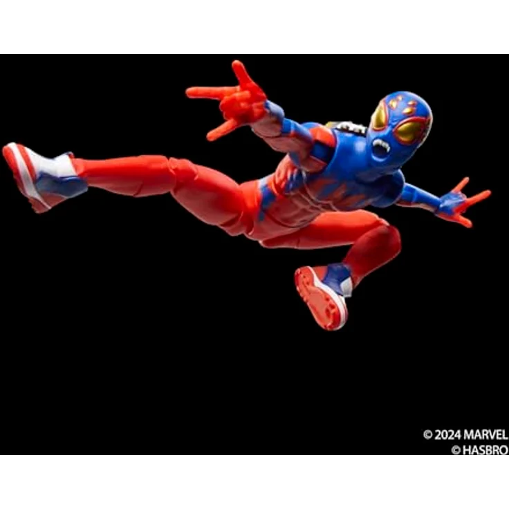 Marvel Legends Series Spider-Boy Action-Figur, 15 cm, mit austauschbarem Kopf und Händen, retro Blister-Packung – Bild 4