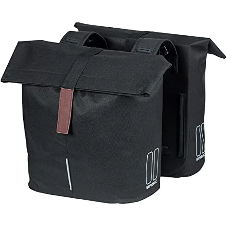 Basil Double Bicycle Bag City Black - 28-32 Liter – Bild 1