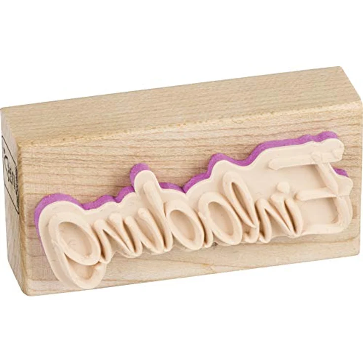 Knorr Prandell 211800300 Knorr prandell 211800300 Stempel aus Holz (Einladung) Motivgröße 6 x 2,5 cm, Motiv: Einladung – Bild 2
