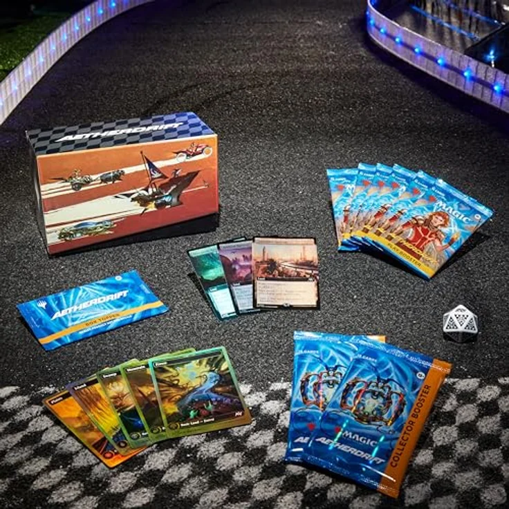 Wizards of the Coast Magic: The Gathering Aetherdrift Finish Line Bundle - Englisch, Bundle mit Erster-Platz-Box-Topper und Foilkarten – Bild 3