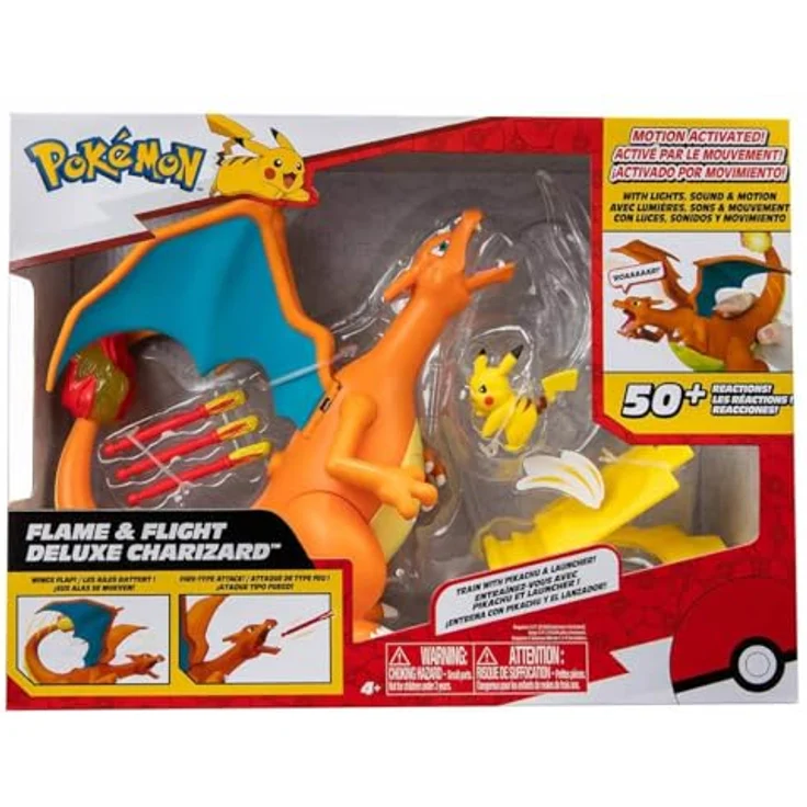 Pokémon - Feuer & Flug Glurak 15 cm – Bild 8