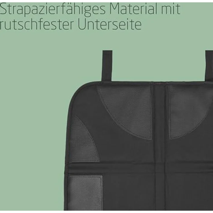 Maxi-Cosi Rücksitzschoner und Polsterschutz für Babyschalen & Kindersitze, strapazierfähig, rutschfest, schwarz – Bild 3