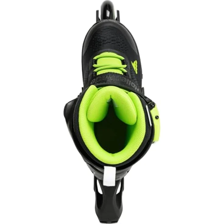 Rollerblade Microblade Inline Skates Nero/Verde 17.5, Bequeme Passform mit einfachem Verschlusssystem – Bild 5