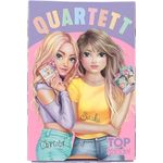 Depesche 12394 TOPModel Quartett Kartenspiel mit Model Motiven, 32 bunte Spielkarten und Spielanleitung, für 2 bis 3 Spieler