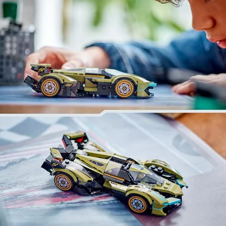 LEGO Speed Champions Lamborghini Lambo V12 Vision GT Supersportwagen, Spielzeugauto mit Minifigur und authentischen Details, für Kinder und Gamingfans 76923 – Bild 5