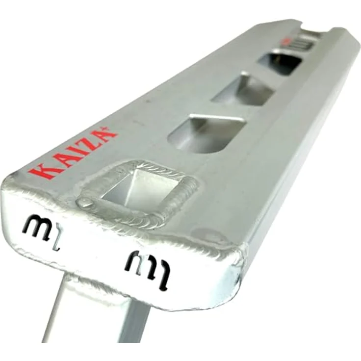 Longway Scooters Kaiza V4 Stunt-Scooter Deck 480mm 1085g Raw - Leichtes Aluminium-Deck für fortgeschrittene Park-Fahrer – Bild 3