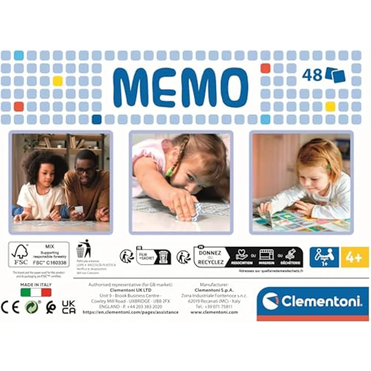 Clementoni Memospel Spidey und seine erstaunlichen Freunde, Brettspiel mit 48 farbigen Karten zur Förderung von Gedächtnis und Beobachtungsfähigkeit – Bild 3