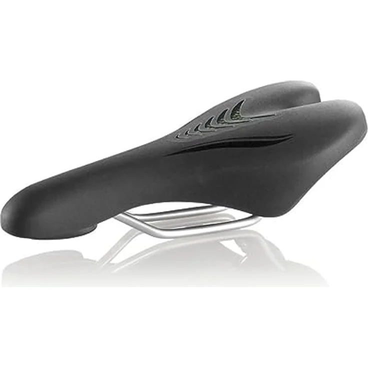 XLC Unisex – Erwachsene MTB-Sattel All Season SA-A21, Schwarz, 280x160 mm – Bild 1