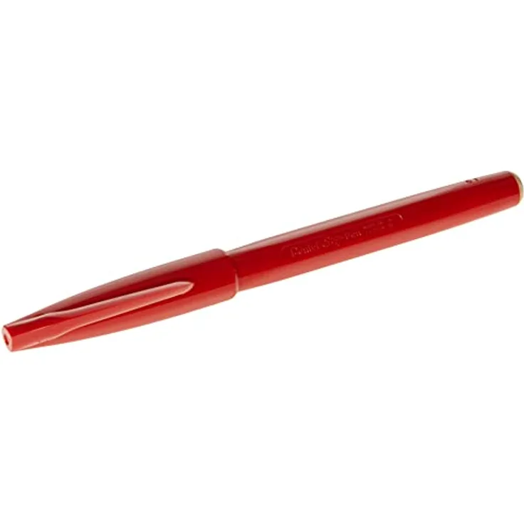 Pentel Arts S520-B Faserschreiber Sign Pen S520, rot