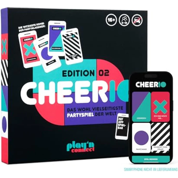 Playnconnect GmbH Cheerio Partyspiel Adult, Kartenspiel für Erwachsene – Bild 2